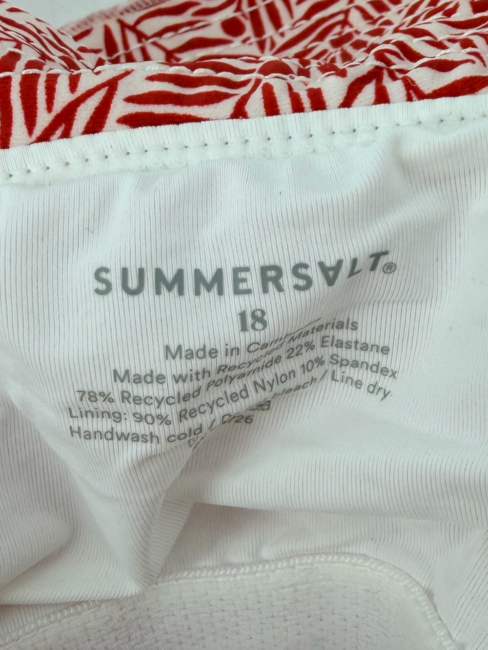 Summersalt X Morris Co Sunflower Ruffle Seaway Square Neck One Piece Swimsuit 18 - Picture 3 of 4
